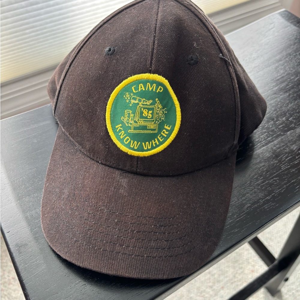 Black Stranger Things Camp Know Where Cap